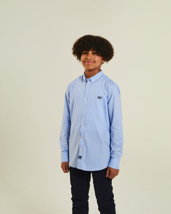 Jude Shirt Sky Blue Diesel White