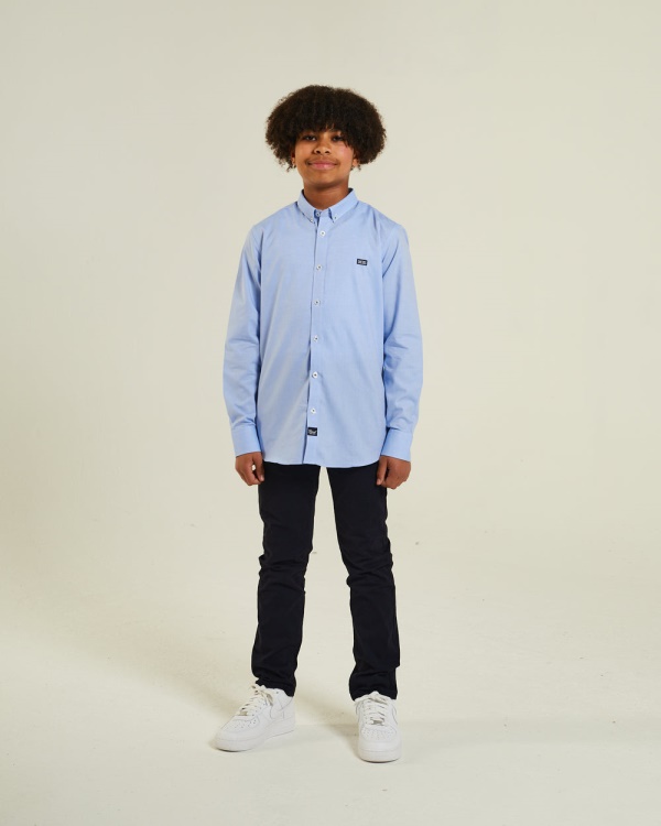 Jude Shirt Sky Blue Diesel White