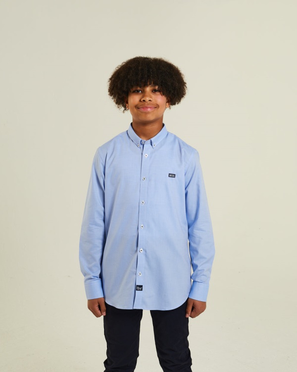 Jude Shirt Sky Blue Diesel White