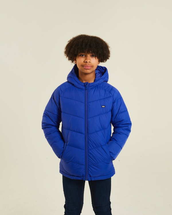 Diesel Leo Padded Jacket Cobalt Blue