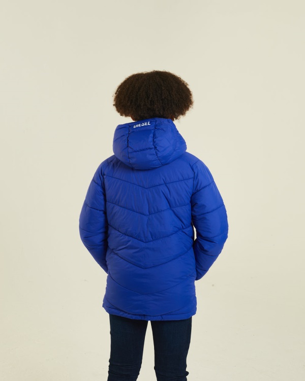 Diesel Leo Padded Jacket Cobalt Blue