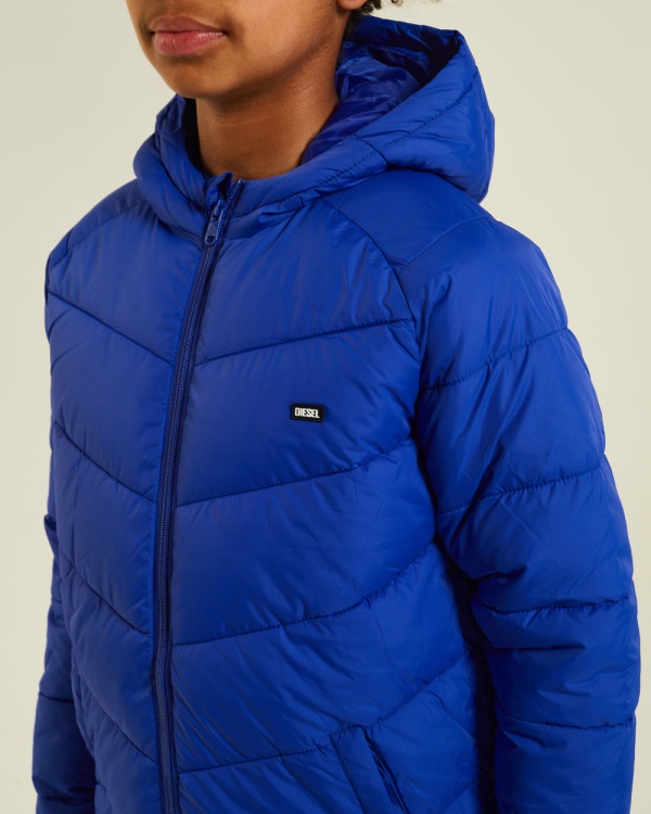 Diesel Leo Padded Jacket Cobalt Blue