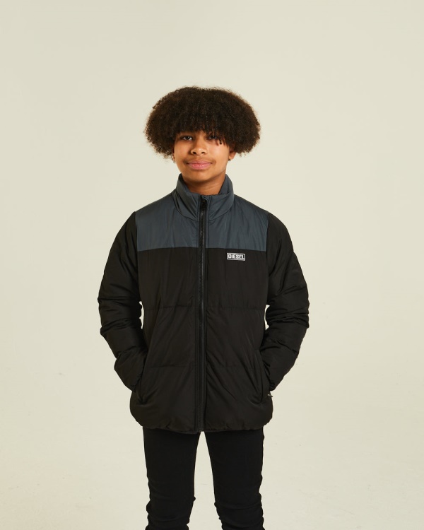 Blue Hartley Padded Jacket Diesel