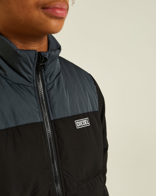 Blue Hartley Padded Jacket Diesel