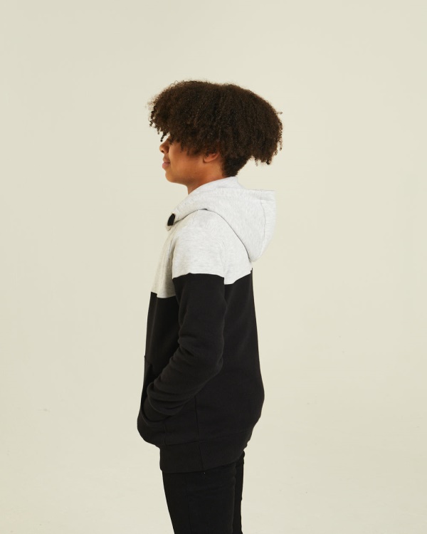 Diesel Albert Hood Grey/Black White