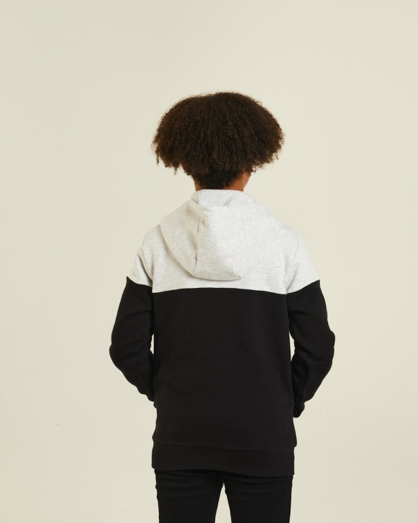 Diesel Albert Hood Grey/Black White