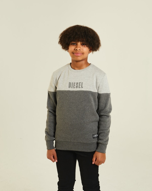 Red Diesel Barney Sweater Grey