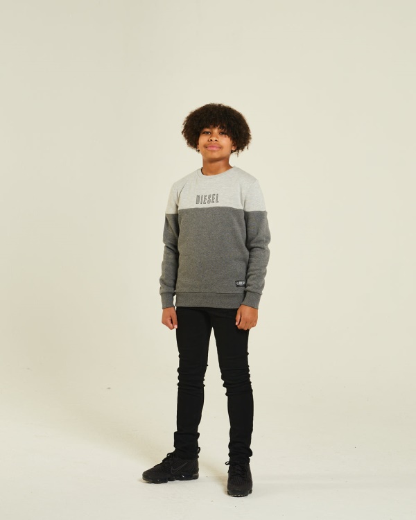 Red Diesel Barney Sweater Grey