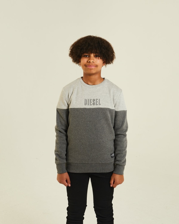 Red Diesel Barney Sweater Grey