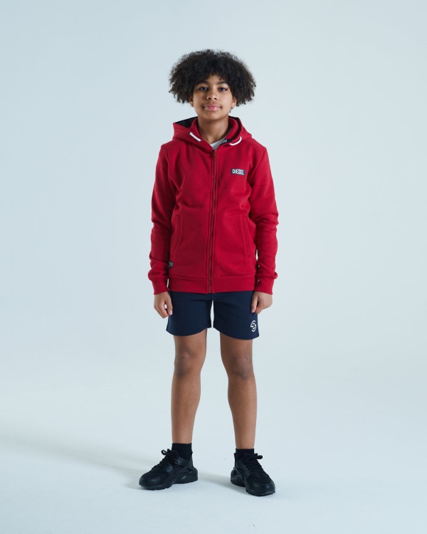 Hayward Zipper Red Diesel Grey