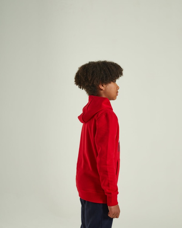 Navy Diesel Troy Hood Red