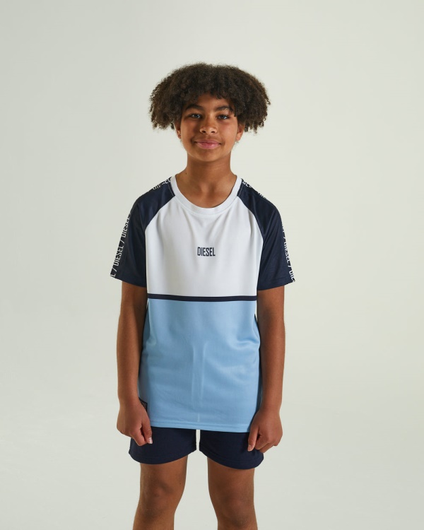 Red Ceaser Tee Sky Blue Diesel