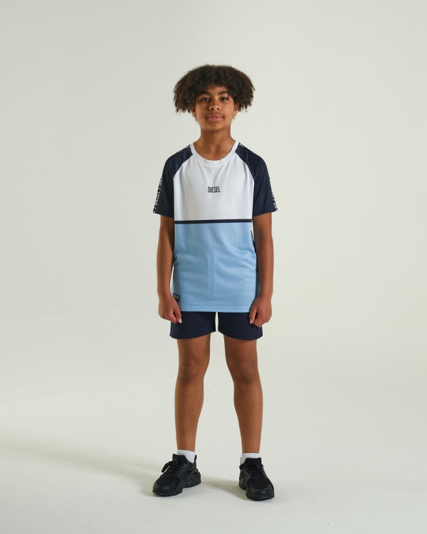 Red Ceaser Tee Sky Blue Diesel