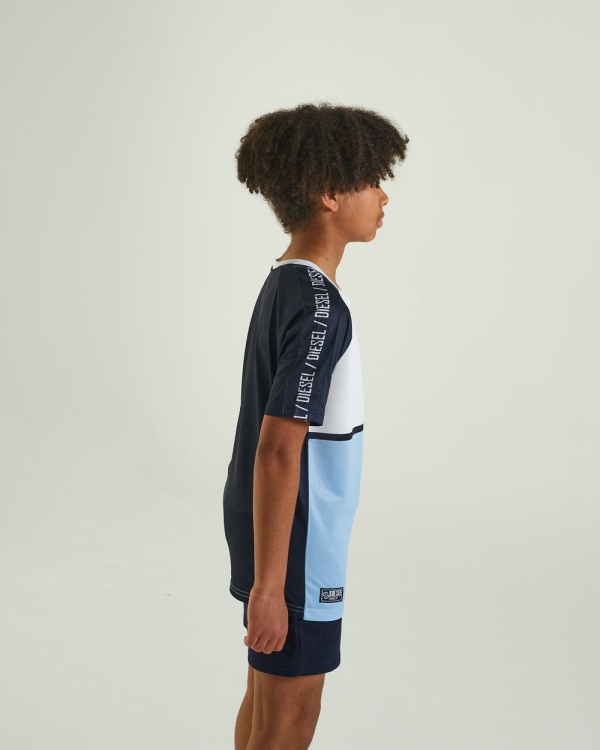 Red Ceaser Tee Sky Blue Diesel