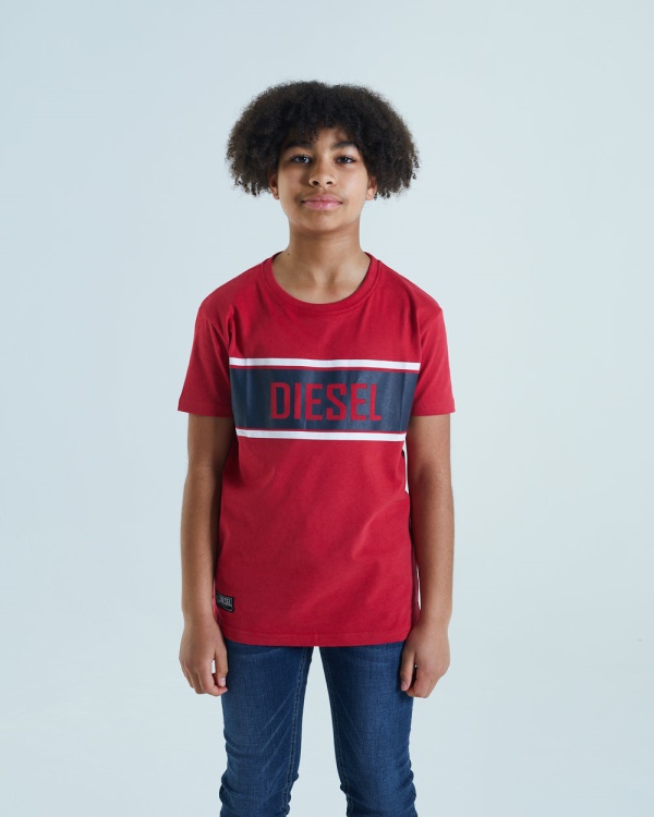 White Diesel Doyle Tee Red