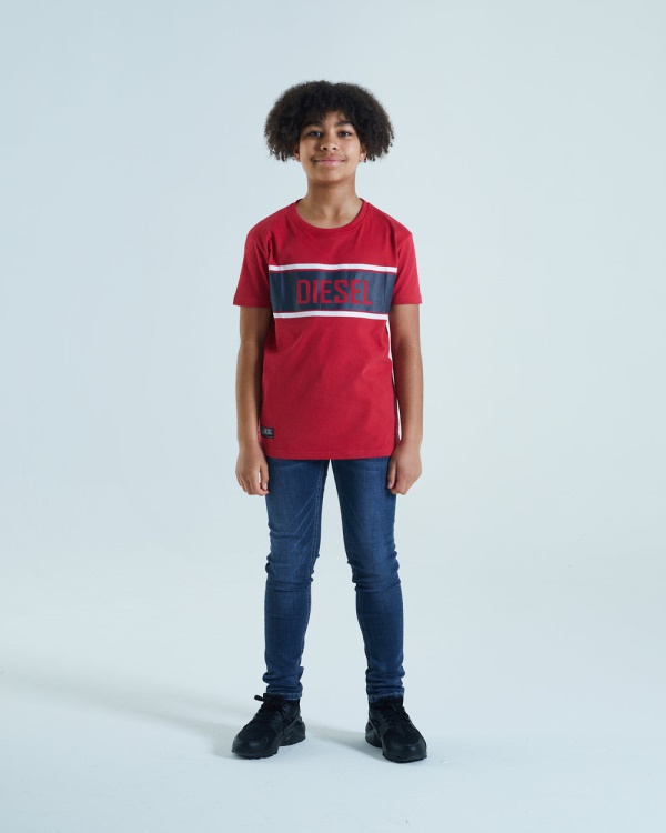 White Diesel Doyle Tee Red