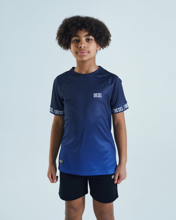 Orange Diesel Farley Tee Navy/Blue