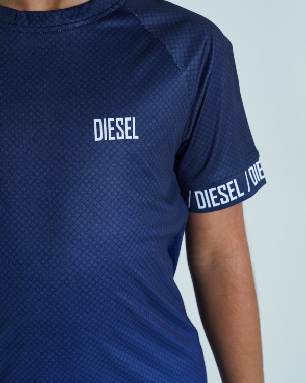 Orange Diesel Farley Tee Navy/Blue