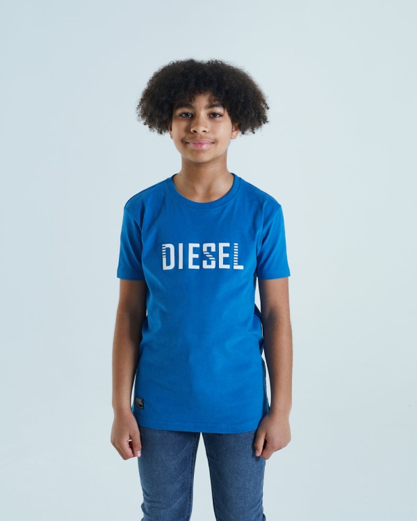 Diesel Tristan Tee Cobalt Blue