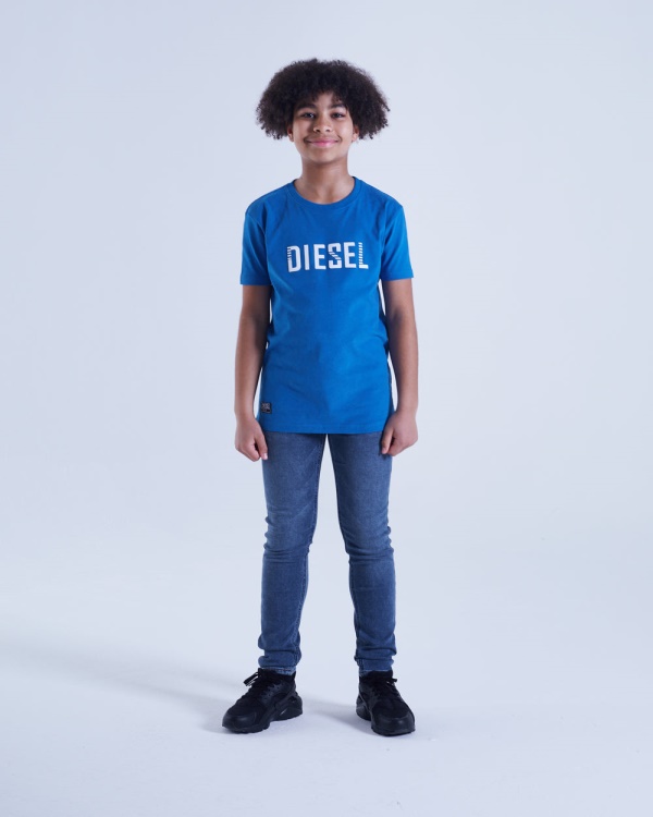 Diesel Tristan Tee Cobalt Blue