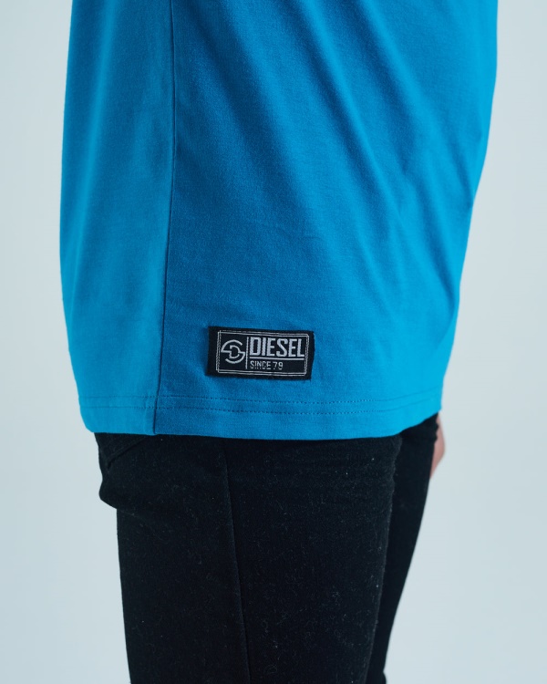 White Diesel Gordy Tee Sea Blue