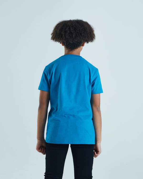 White Diesel Gordy Tee Sea Blue