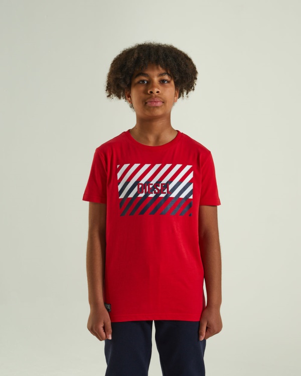 Troy Tee Red Diesel Blue