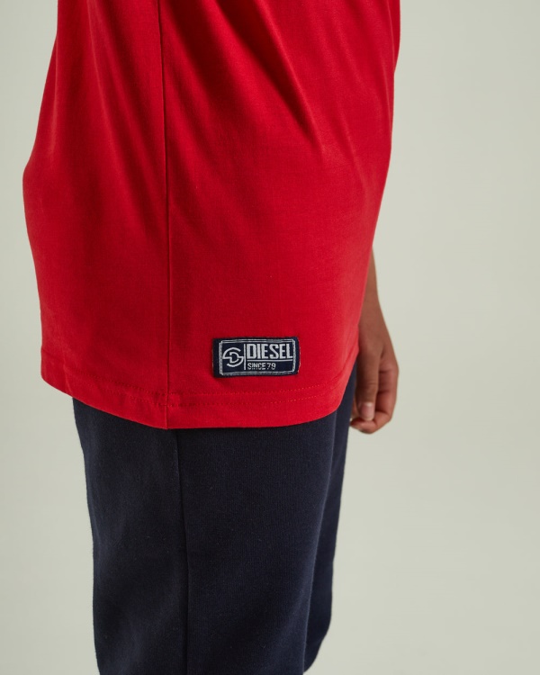 Troy Tee Red Diesel Blue