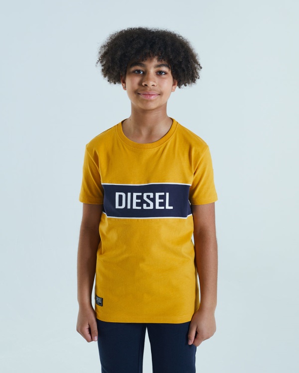 Diesel Roy Tee Mustard Red