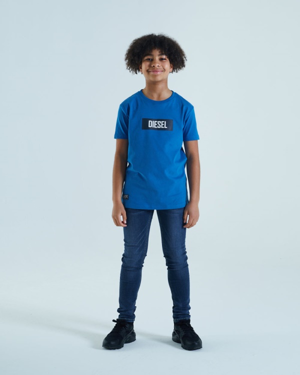 Yellow Gannon Tee Cobalt Diesel
