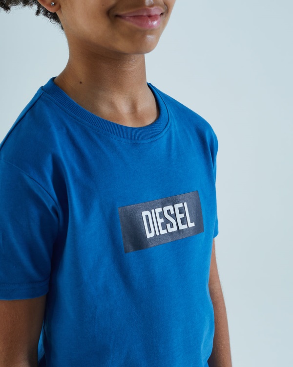 Yellow Gannon Tee Cobalt Diesel