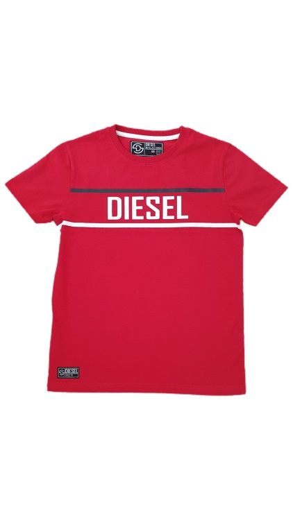 Diesel Kieran Tee Red Blue