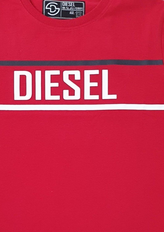 Diesel Kieran Tee Red Blue