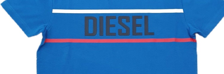 Kieran Tee Blue Diesel Red