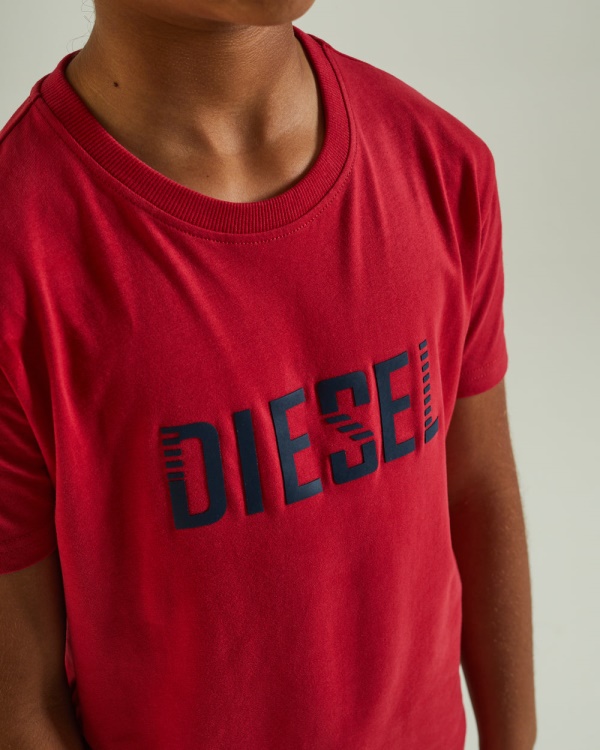 Diesel Tristan Tee Red Blue