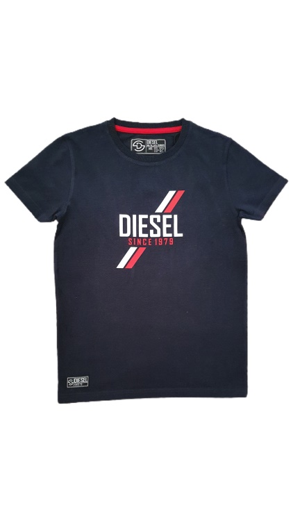 Blue Curt Tee Navy Diesel