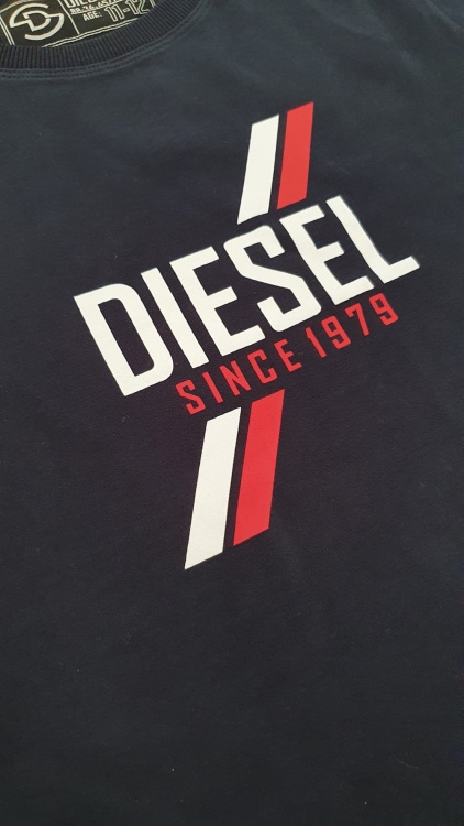 Blue Curt Tee Navy Diesel