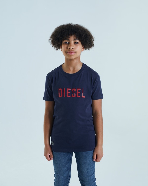 Tristan Tee Navy Diesel White