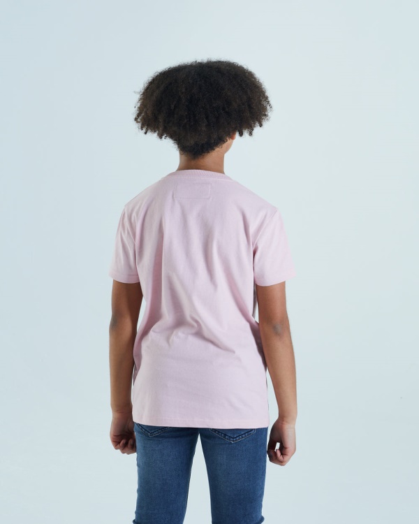 Navy Diesel Shawn Tee Pink