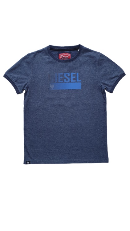 Diesel Fraser Tee Denim Melange Green
