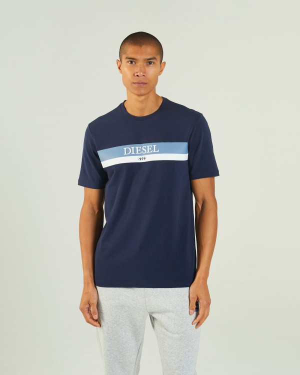 Diesel Hoyt Tee Navy Blazer Red