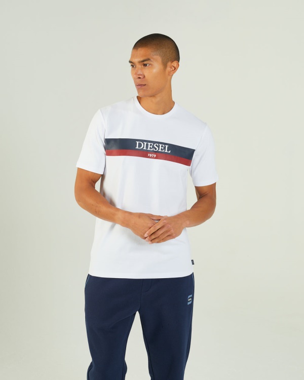 Diesel Hoyt Tee Optic Red