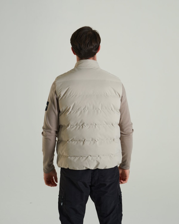 Gaston Gilet Sandy Dune Diesel Black