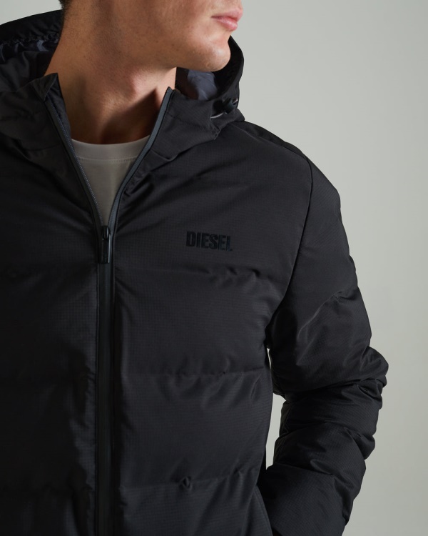 Honor Jacket New Black Diesel Green