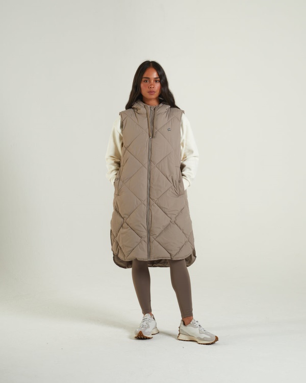 Fleur Gilet Mink Diesel White