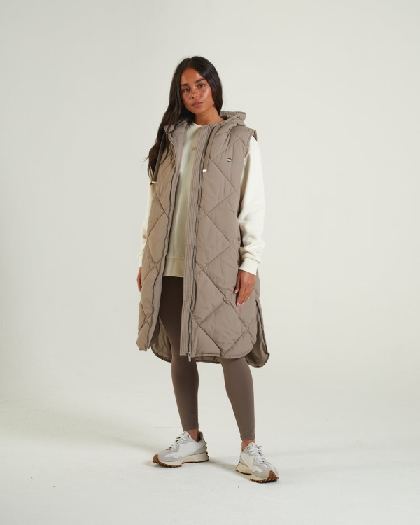 Fleur Gilet Mink Diesel White