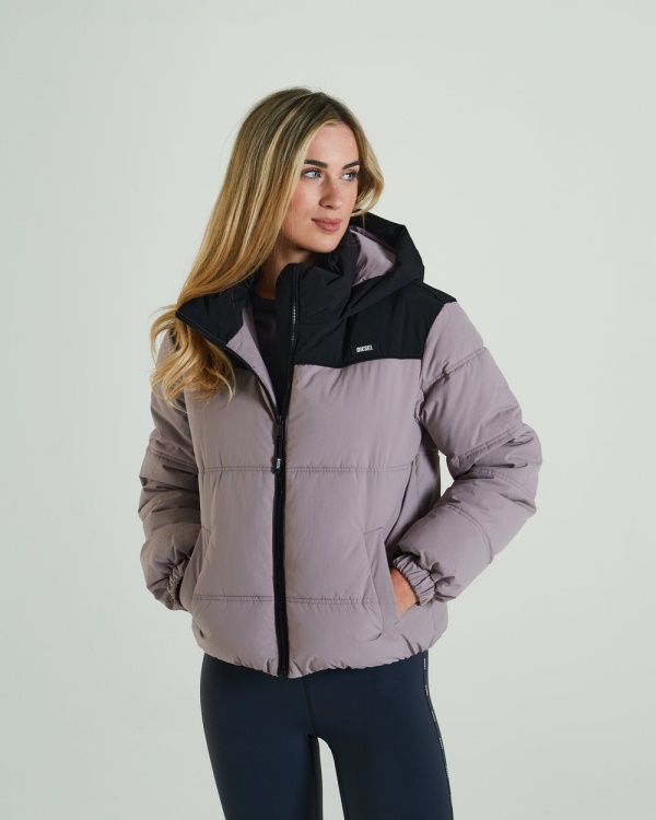 Beige Vanessa Coat Light Lilac Diesel