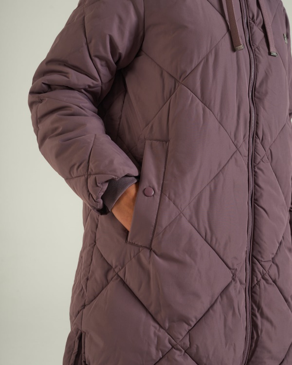 Moxie Coat Dusty Purple Diesel Green