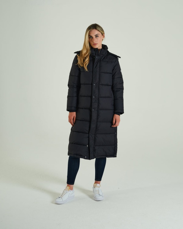 Tess Coat Black Diesel Purple