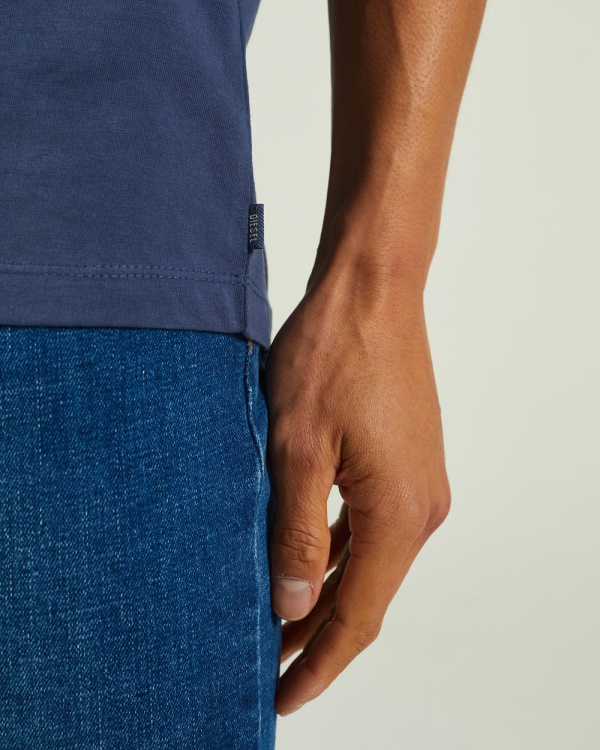 Beige Miller Tee Steel Indigo Diesel